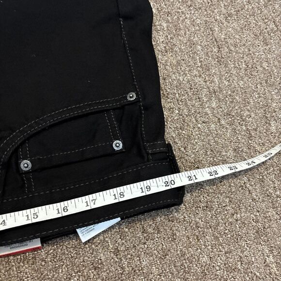 LEVI 505 REGULAR STRAIGHT  MENS JEANS 38*x30* Black  NWT - see measurements - Picture 5 of 11